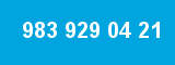 983 929 04 21 983 929 04 21
